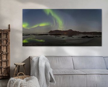 Nordlicht Panorama Lofoten von Kai Müller