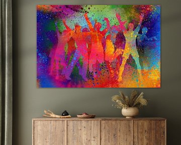 Holi - Festival of Colors van Harry Hadders