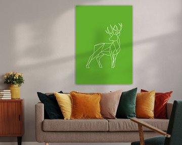 Deer - Graphic animals by Dieuwertje Ontwerpt