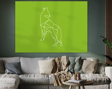 Loup - Animaux graphiques sur Dieuwertje Ontwerpt