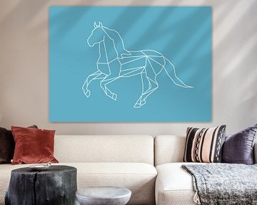 Pferd - Grafische Tiere von Dieuwertje Ontwerpt