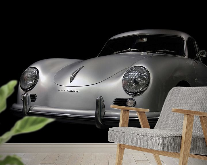 Beispiel fototapete: Porsche 356 A in Originalfarbe von aRi F. Huber