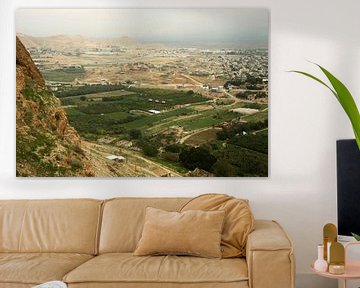 Der Berg der Versuchung Jesu Christi in der Nähe von Jericho. von Michael Semenov
