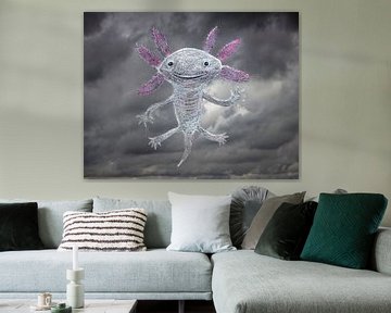 De god van de axolotl van Bianca Wisseloo