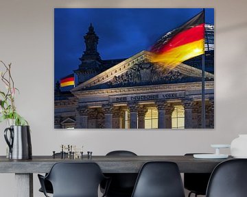Reichstag gebouw Berlijn van Frank Herrmann