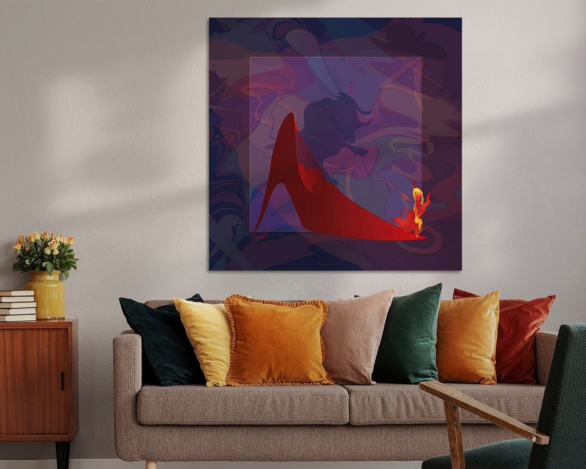 Example of the artwork in a room