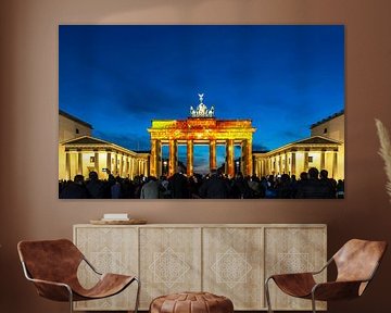 Porte de Brandebourg Berlin sur Frank Herrmann