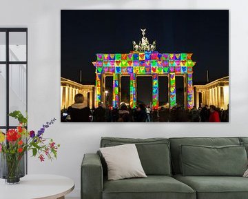 Brandenburger Tor Berlin in een bijzonder licht van Frank Herrmann