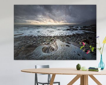 sunset on Elgol Beach Isle of Skye Scotland by Gerwald Harmsen