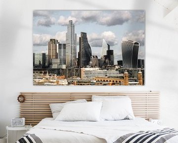 Skyline London van Erik Juffermans