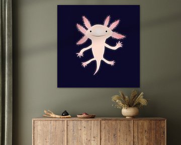 Axolotl von Bianca Wisseloo