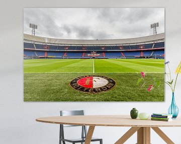 Dichtbij het gras van de Kuip | Feyenoord Rotterdam van Tux Photography