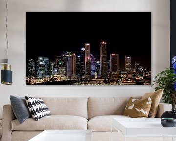 Singapore skyline van Rens Roosloot