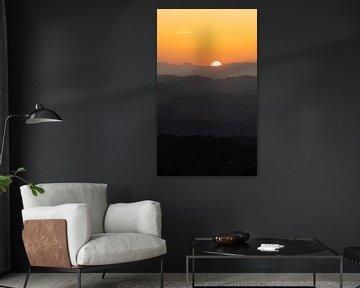 Sunset in the Alps by Nick Korringa