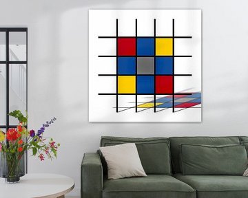 Piet Mondrian Kunst-Perspektive II