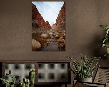 Le goulet d'étranglement dans le parc national de Zion sur Discover Dutch Nature