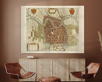 Plattegrond Haarlem - 1646