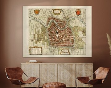 Karte Haarlem - 1646