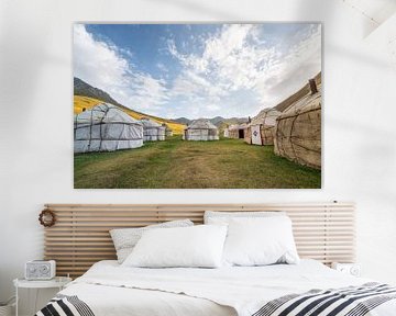 Yurt kamp nabij Tash Rabat van Mickéle Godderis