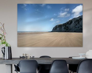 Beach of Cap Blanc Nez by Mickéle Godderis