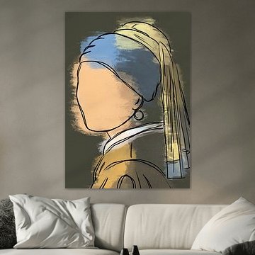 Girl with the pearl modern