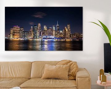 De beroemde skyline van New York City