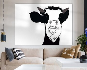 boe | abstracte koe van Vera Zuur
