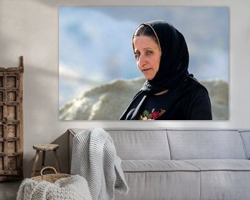 Iran: Iraanse vrouw (Uraman Takht) van Maarten Verhees