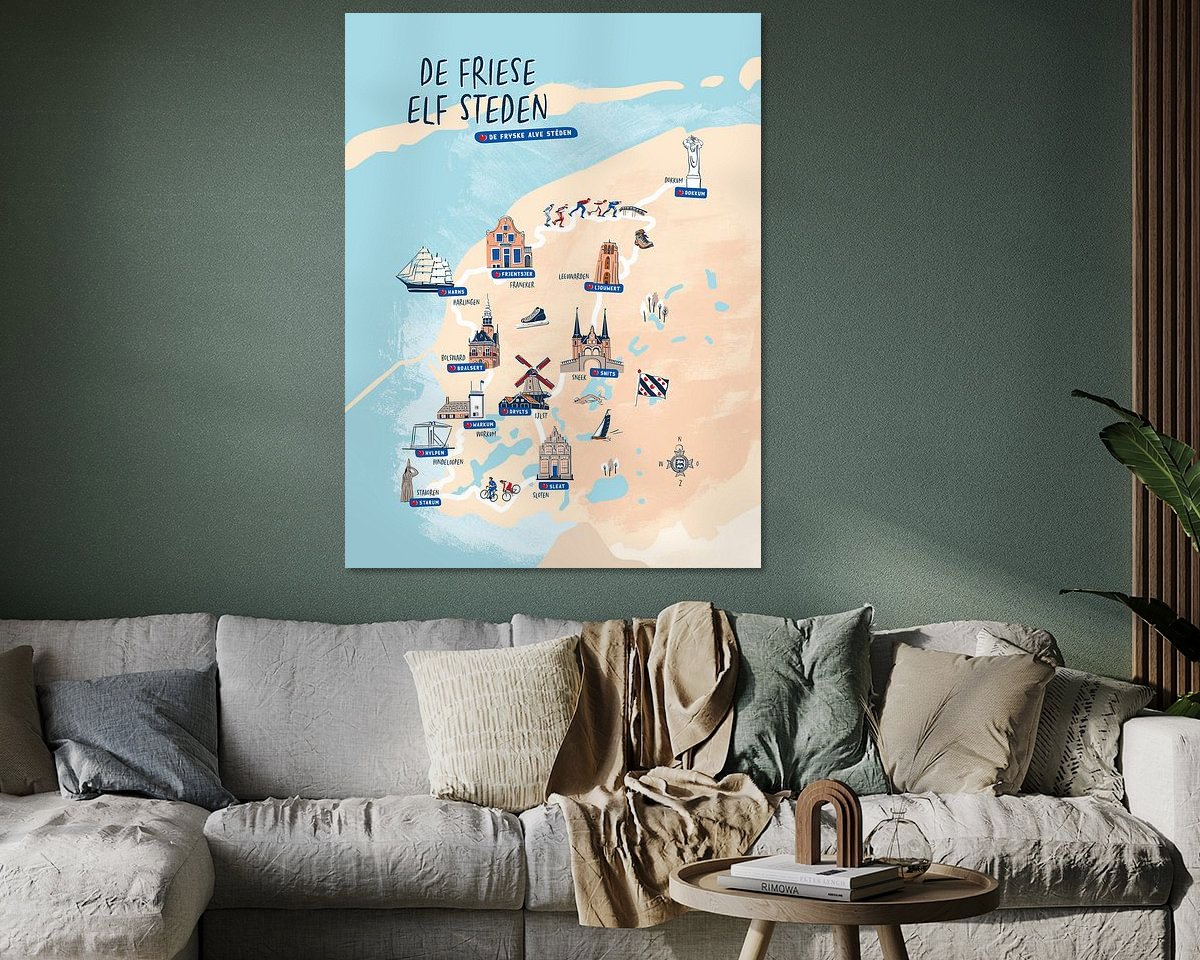 Example of the artwork in a room