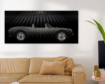 Porsche 550 Spyder Art Car Poster