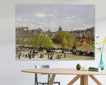 Quai du Louvre, Parijs, Claude Monet