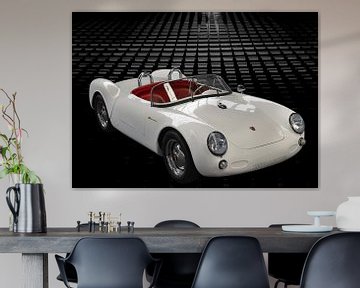 Porsche 550 Spyder in Originalfarbe von aRi F. Huber