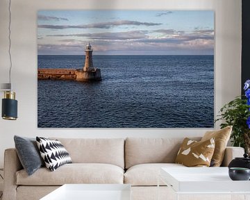 lighthouse in the sea near Newcastle