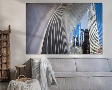 World Trade center and surroundings in New York
