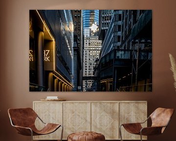 vista on New York street