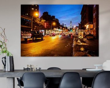 la vie nocturne dans les rues de New York