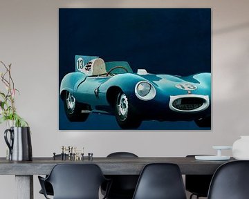 Jaguar Type D 1956 Voorkant van Jan Keteleer