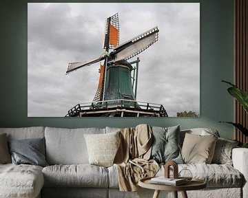Moulin De Windhond Zaanse Schans Pays-Bas sur Excellent Photo