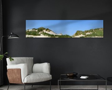 Sand dunes panorama on a summer day by Sjoerd van der Wal Photography