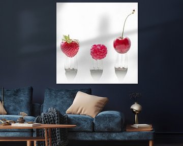 3 fruits, 3 forks by Tanja Riedel