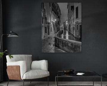 Street in Venice in the evening