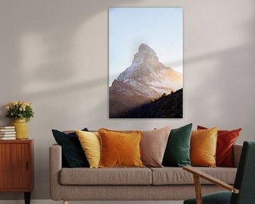 De Matterhorn in Zwitserland van Werner Dieterich