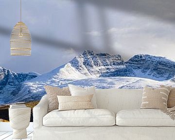 Besneeuwde bergen in Rondane