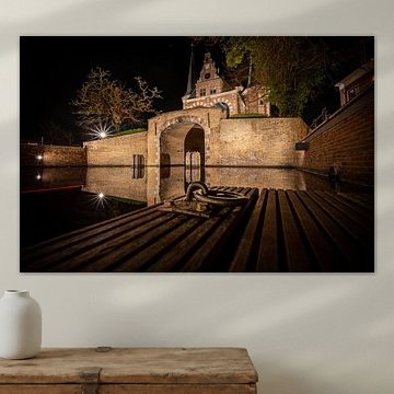 Watergate von Sneek vom Stadtkanal aus