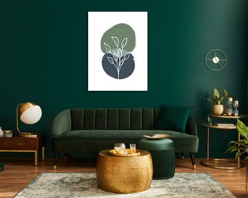 Abstract Botanical Print by MDRN HOME