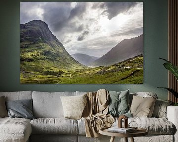 Schottische Landschaft (Glencoe) von Sharona Sprong
