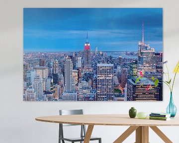New York City Skyline van Tom Roeleveld