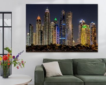 Skyline Dubai Marina by Jeroen Kleiberg