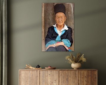 Oude man in Laos van Gert-Jan Siesling