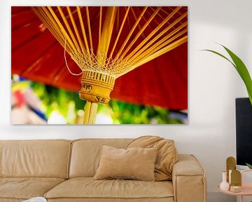 Hand Crafted Colourful Sun Umbrella von Urban Photo Lab